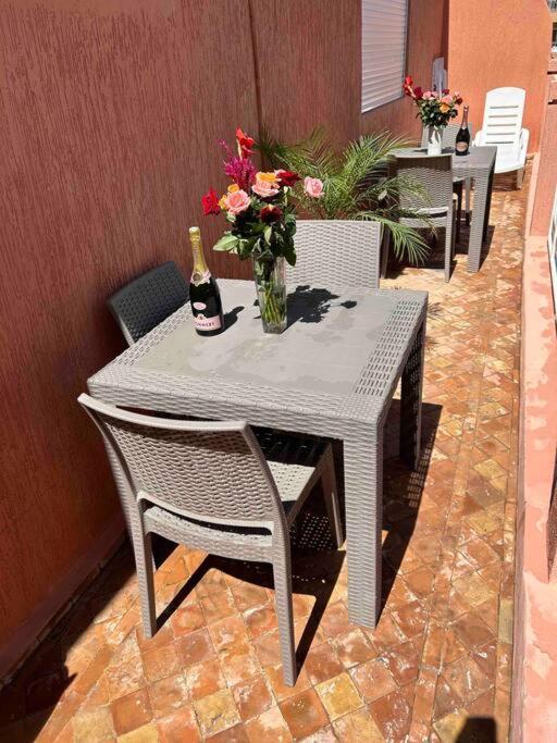 Appartement Haut Standing 3 Chambres Avec Terasse Quartier Gueliz Hivernage A Marrakech I19 مراكش المظهر الخارجي الصورة