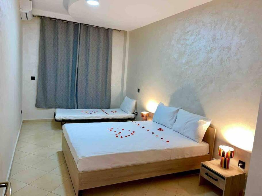 Appartement Haut Standing 3 Chambres Avec Terasse Quartier Gueliz Hivernage A Marrakech I19 مراكش المظهر الخارجي الصورة